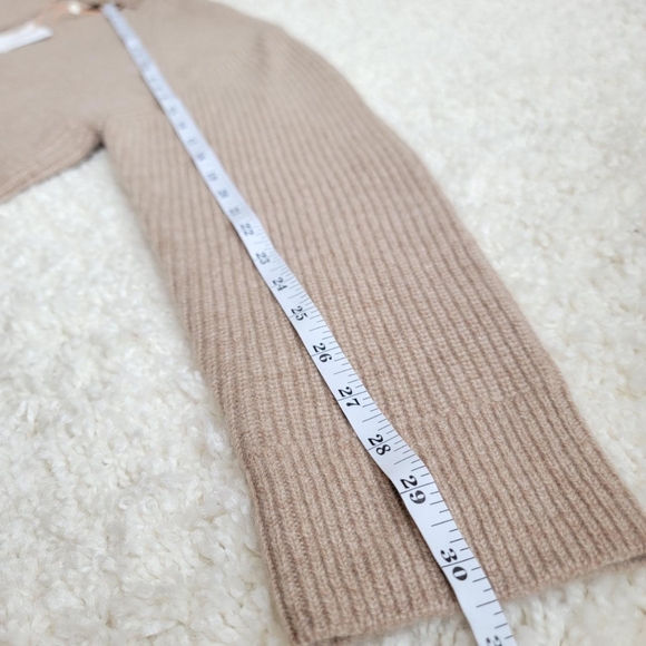 NWT Quince Oversized Cocoon Boyfriend 100% Cashmere Cardigan, Oatmeal S - Picture 5 of 9